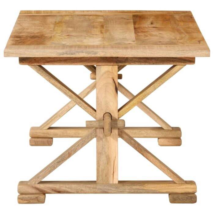 Table basse 110x52x40 cm bois de manguier massif – Image 2