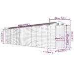 Abri de jardin marron 191x980x198 cm acier galvanisé – Image 10