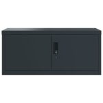 Classeur anthracite 90x40x110 cm acier – Image 2