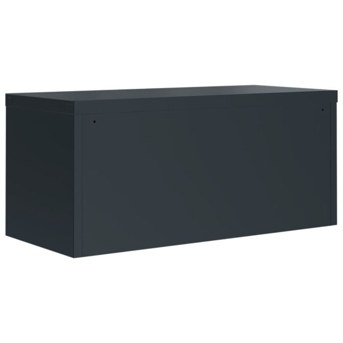 Classeur anthracite 90x40x110 cm acier – Image 4