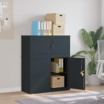 Classeur anthracite 90x40x110 cm acier