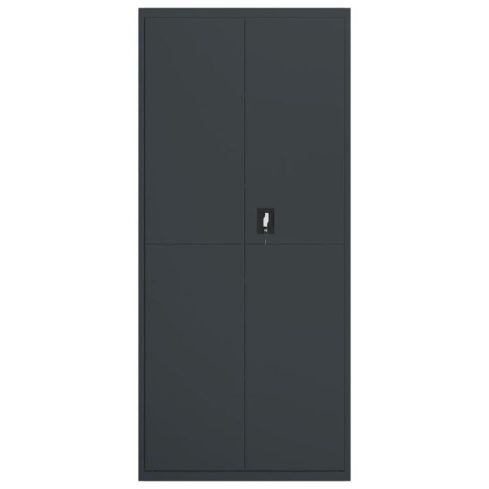 Classeur anthracite 90x40x240 cm acier – Image 6
