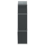 Porte-bûches anthracite 120x45x210 cm acier galvanisé – Image 3