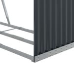 Porte-bûches anthracite 120x45x210 cm acier galvanisé – Image 5