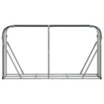 Porte-bûches anthracite 180x45x100 cm acier galvanisé – Image 2