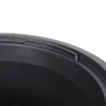 Jardinière et intérieur amovible anthracite aspect rainuré – Image 3