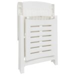 Chaise longue blanc plastique – Image 5