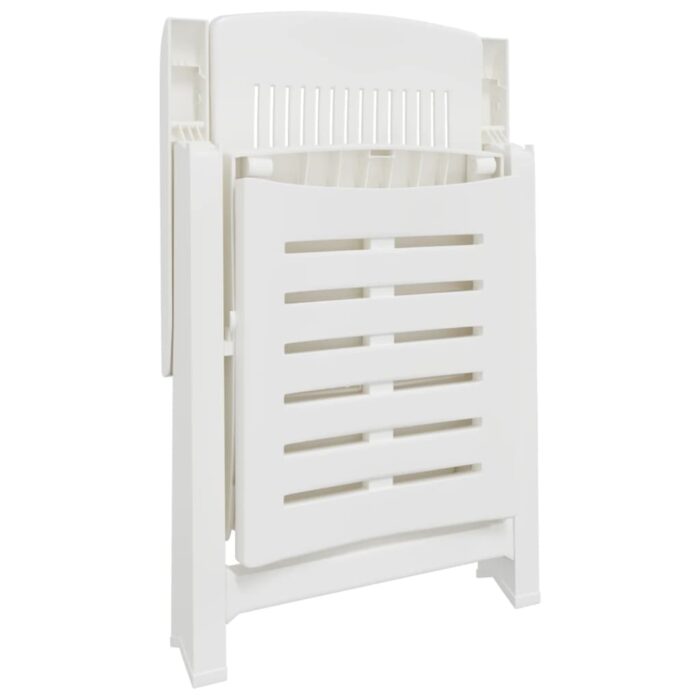 Chaise longue blanc plastique – Image 5