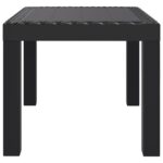Table de jardin anthracite 59x47x40 cm PP – Image 2