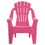 Chaises de jardin pour enfants lot de 2 rose 37x34x44 cm PP – Image 2