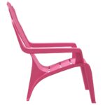 Chaises de jardin pour enfants lot de 2 rose 37x34x44 cm PP – Image 3