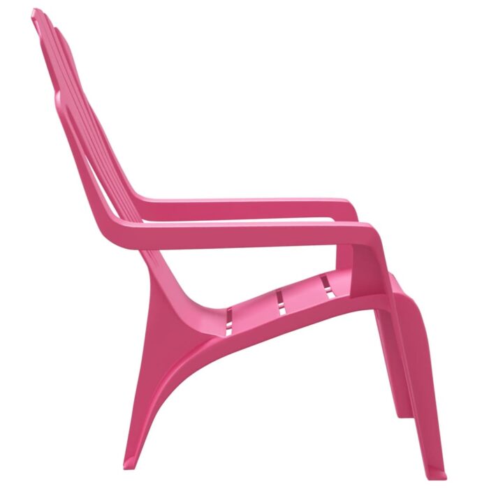 Chaises de jardin pour enfants lot de 2 rose 37x34x44 cm PP – Image 3