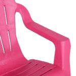 Chaises de jardin pour enfants lot de 2 rose 37x34x44 cm PP – Image 5