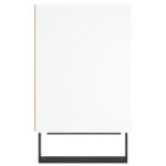 Tables de chevet 2 pcs blanc 40x30x50 cm bois d'ingénierie – Image 4