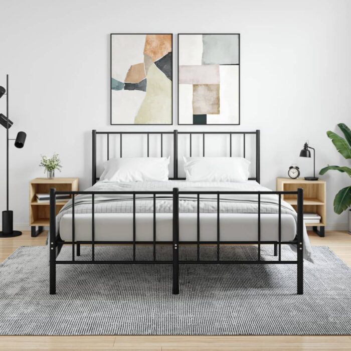 Tables de chevet 2pcs chêne sonoma 40x30x50cm bois d'ingénierie – Image 1