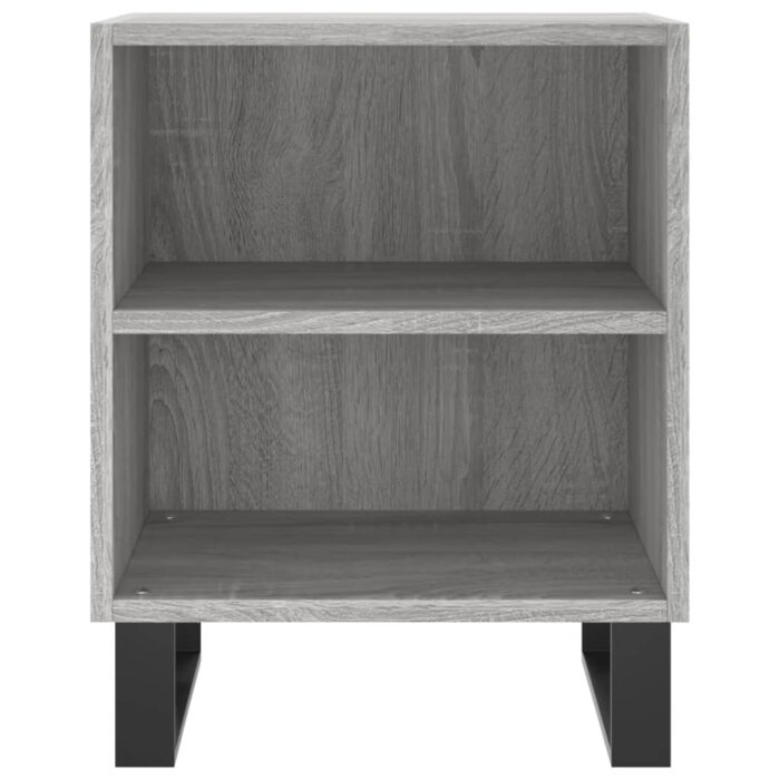 Tables de chevet 2 pcs sonoma gris 40x30x50cm bois d'ingénierie – Image 3