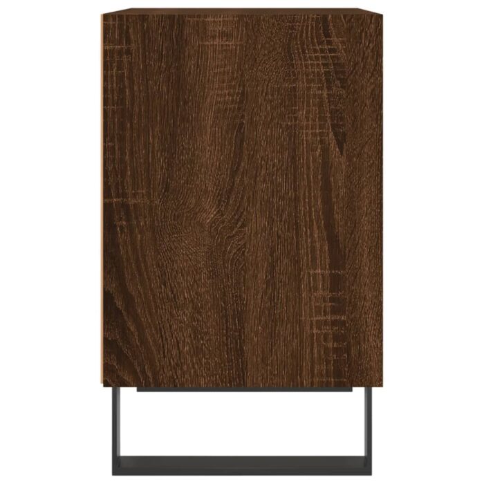 Tables de chevet 2pcs chêne marron 40x30x50cm bois d'ingénierie – Image 4