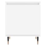 Tables de chevet 2 pcs blanc 40x30x50 cm bois d'ingénierie – Image 3