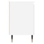 Tables de chevet 2 pcs blanc 40x30x50 cm bois d'ingénierie – Image 5