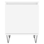 Tables de chevet 2 pcs blanc 40x30x50 cm bois d'ingénierie – Image 3