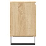 Tables de chevet 2pcs chêne sonoma 40x30x50cm bois d'ingénierie – Image 5