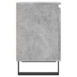 Tables de chevet 2 pcs gris béton 40x30x50 cm bois d'ingénierie – Image 5