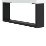 Tables de chevet 2 pcs blanc 40x35x69 cm bois d’ingénierie – Image 7