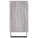Tables de chevet 2 pcs sonoma gris 40x35x69 cm bois ingénierie – Image 5