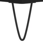 Meuble TV noir 69,5 x 30 x 50 cm bois d'ingénierie – Image 5