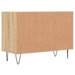 Meuble TV chêne sonoma 69,5 x 30 x 50 cm bois d'ingénierie – Image 4