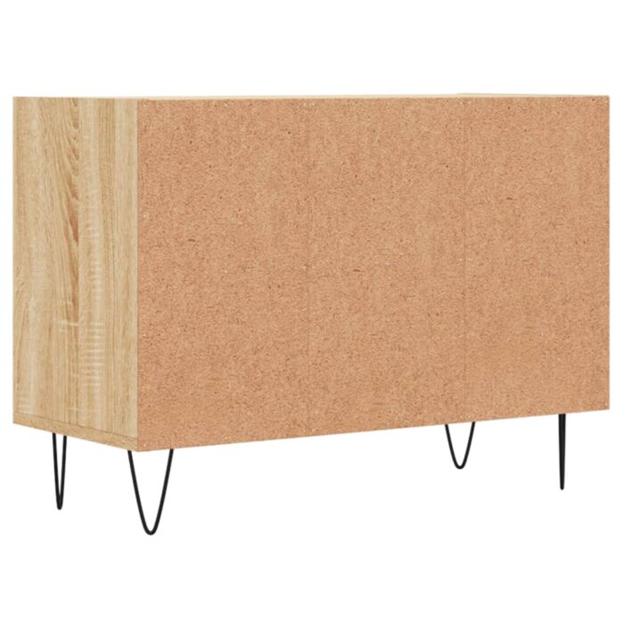 Meuble TV chêne sonoma 69,5 x 30 x 50 cm bois d'ingénierie – Image 4