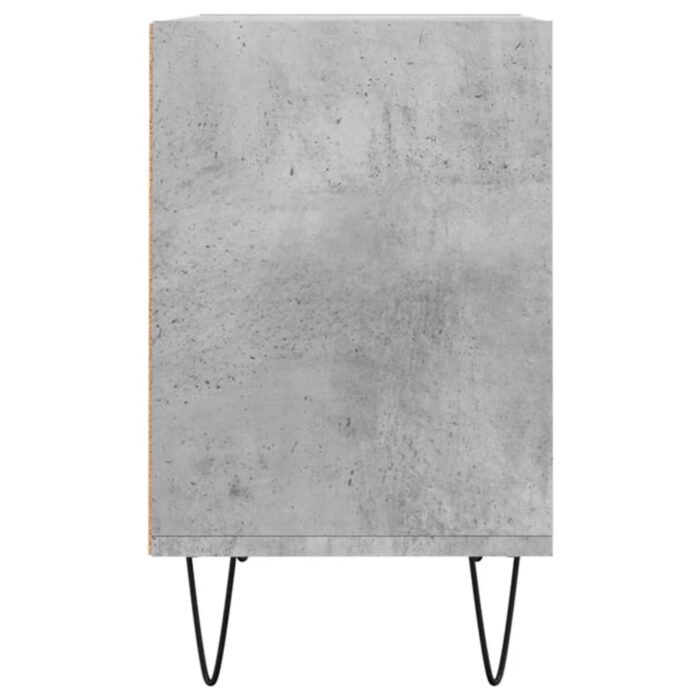 Meuble TV gris béton 69,5x30x50 cm bois d'ingénierie – Image 3
