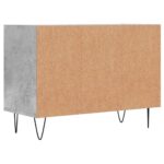Meuble TV gris béton 69,5x30x50 cm bois d'ingénierie – Image 4