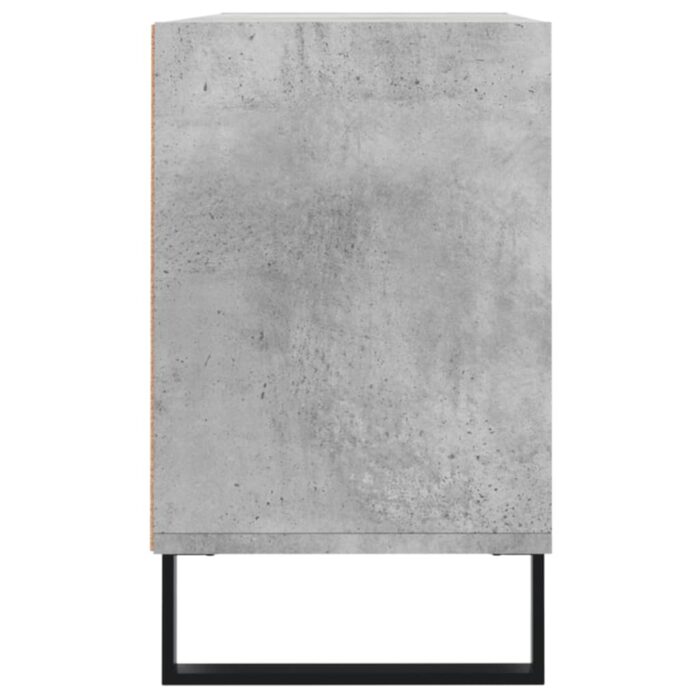 Meuble TV gris béton 103,5x30x50 cm bois d'ingénierie – Image 3