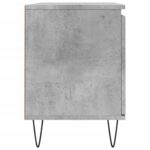 Meuble TV gris béton 104x35x50 cm bois d'ingénierie – Image 5