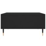 Table basse noir 60x60x30 cm bois d'ingénierie – Image 3
