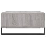 Table basse sonoma gris 60x60x30 cm bois d'ingénierie – Image 3