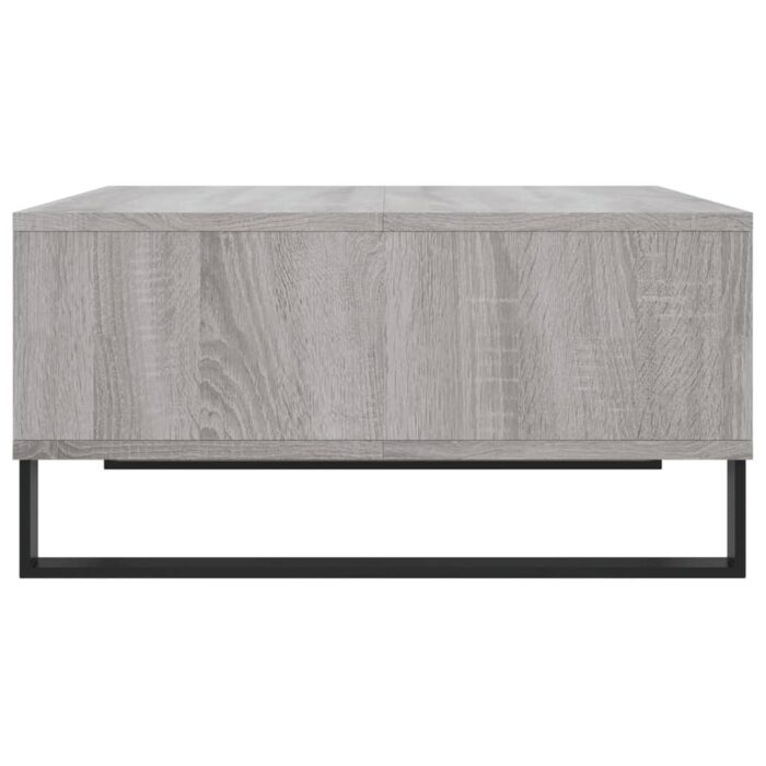 Table basse sonoma gris 60x60x30 cm bois d'ingénierie – Image 3