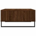 Table basse chêne marron 60x60x30 cm bois d'ingénierie – Image 3