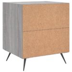 Tables de chevet 2 pcs sonoma gris 40x35x47,5 cm – Image 7
