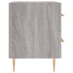 Tables de chevet 2 pcs sonoma gris 40x35x47,5 cm – Image 5