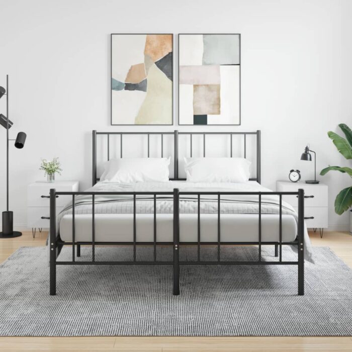 Tables de chevet 2 pcs blanc 40x35x47,5 cm bois d’ingénierie – Image 1