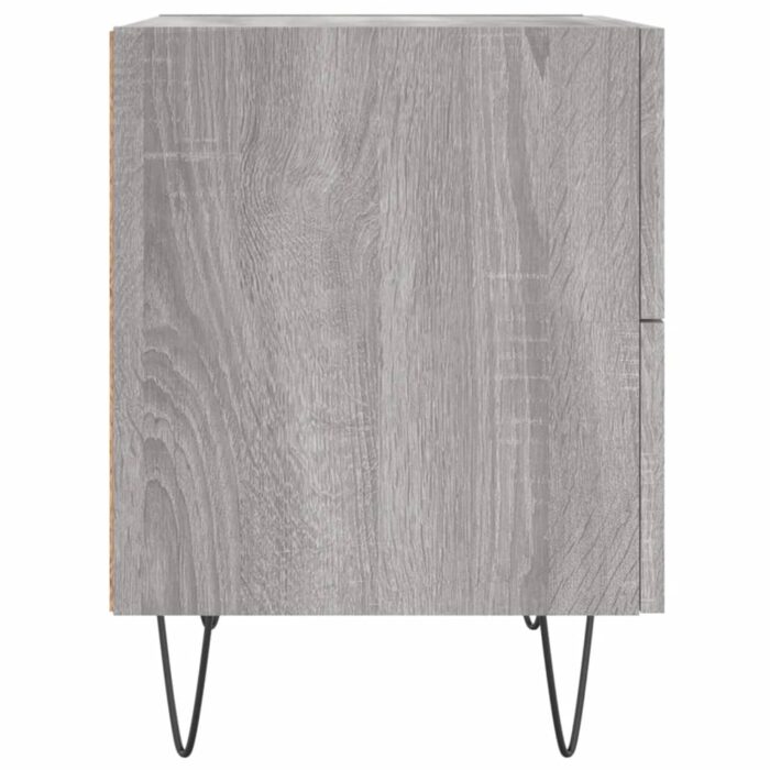 Tables de chevet 2 pcs sonoma gris 40x35x47,5 cm – Image 5