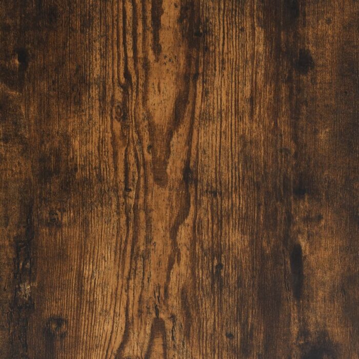 Table de chevet chêne fumé 40x35x47,5 cm bois d’ingénierie – Image 9