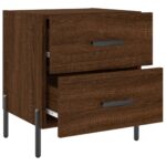 Tables de chevet 2 pcs chêne marron 40x35x47,5 cm – Image 6
