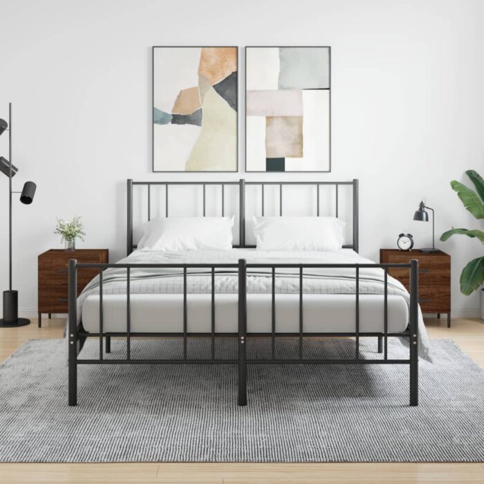 Tables de chevet 2 pcs chêne marron 40x35x47,5 cm – Image 1