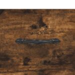 Tables de chevet 2pcs chêne fumé 40x35x47,5cm bois d’ingénierie – Image 8