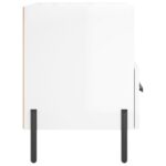 Tables de chevet 2 pcs blanc brillant 40x35x47,5 cm – Image 6