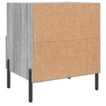 Tables de chevet 2 pcs sonoma gris 40x35x47,5 cm – Image 7