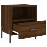 Tables de chevet 2 pcs chêne marron 40x35x47,5 cm – Image 3